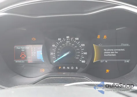 2019 Ford Fusion Se z USA, uszkodzony, nr VIN 3FA6P0T97KR244947